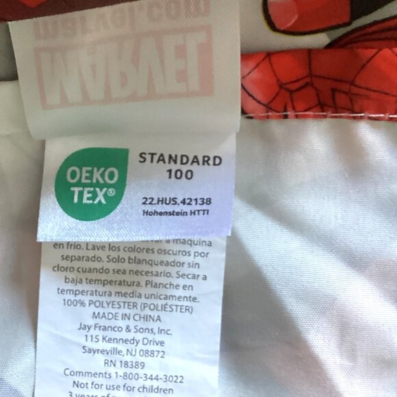 Marvel Superhero's Team Kids Twin Flat Sheet Soft and Cozy Bedding Oeko Tex - Picture 5 of 6